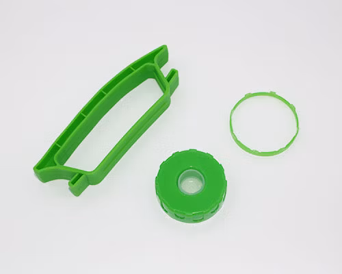 Moulage par injection de poignée de bouteille en plastique PP pour bouteilles d'eau et d'huile